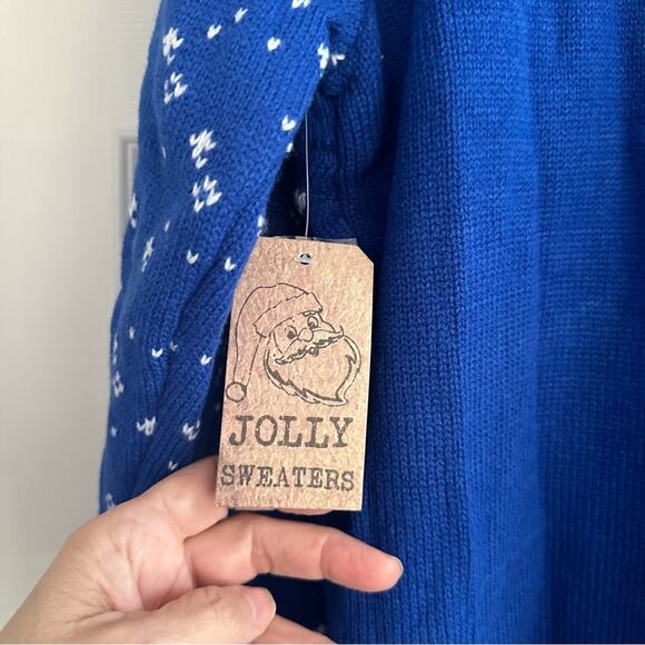 NWT Jolly Sweaters Murderous Snowman Ugly Christmas Sweater Xmas Holiday XL - Picture 13 of 15